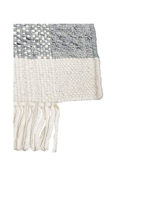 Beliani Χαλί Ορθογώνιο Μάλλινο Grey 160x230cm