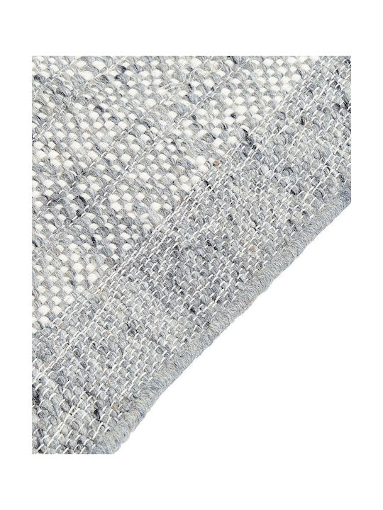 Beliani Χαλί Ορθογώνιο Μάλλινο Grey 160x230cm