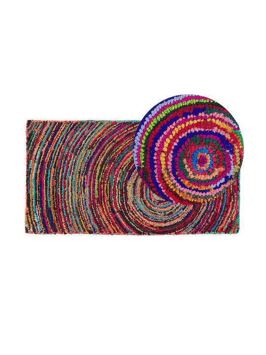 Beliani Covor Rectangular Multicoloured