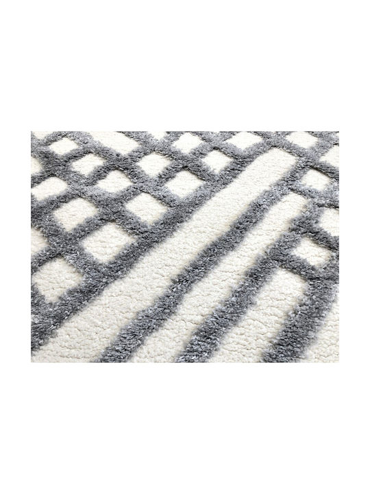 Koulis Carpets Thick Thick 826 Rug Rectangular Shaggy Grey - Cream