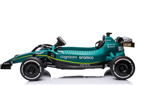 Aston Martin F1 4X4 Go Kart Cu Un Loc Cu Telecomandă Licențiat 24 Volt Verde