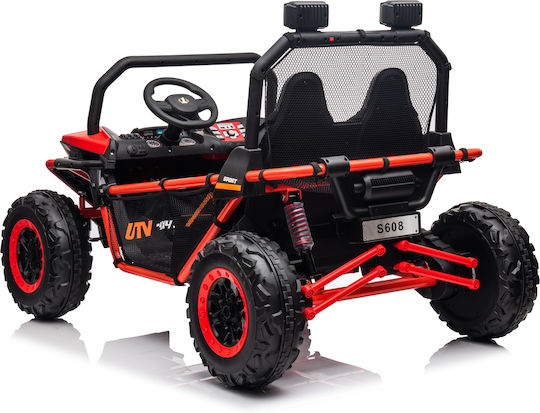 Tornado 4x4 Buggy Două Locuri Cu Telecomandă 24 Volt Roșu