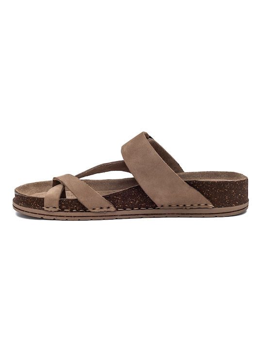Γυναικεία Σανδάλια Flatforms Καφέ
