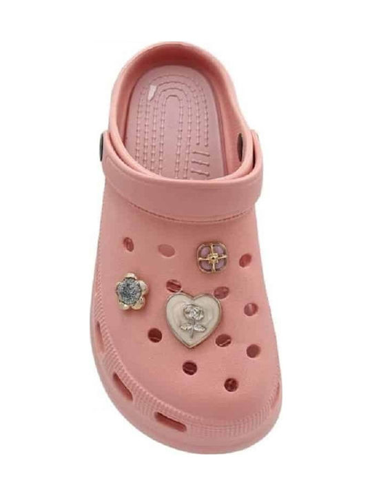 Cubanitas Дамски Клоги Light Pink