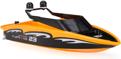 Rc Racing Boat Remote Control Iuni Waterproof Frequency 2.4g Orange