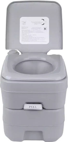 Portable Camping Toilet 20l Capacity Dual-flush System