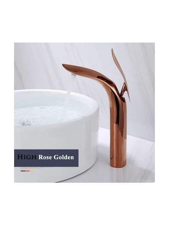 Mixing Sink Faucet Rose Gold D4NGJHYBM