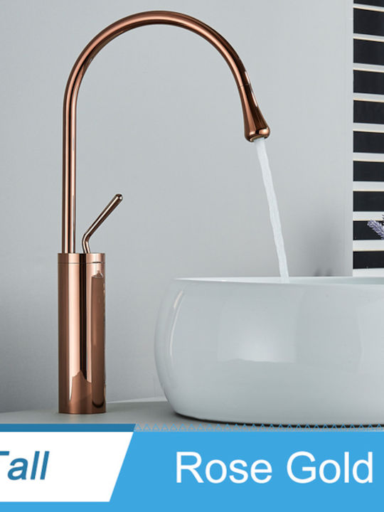 Mixing Sink Faucet Rose Gold D5763GMBM