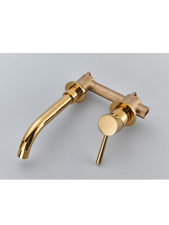 D92R2SMBM Mischung Waschtischarmatur Gold