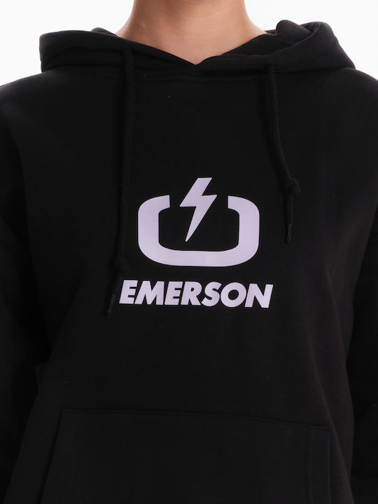 Women's Sweatshirt Hooded Black