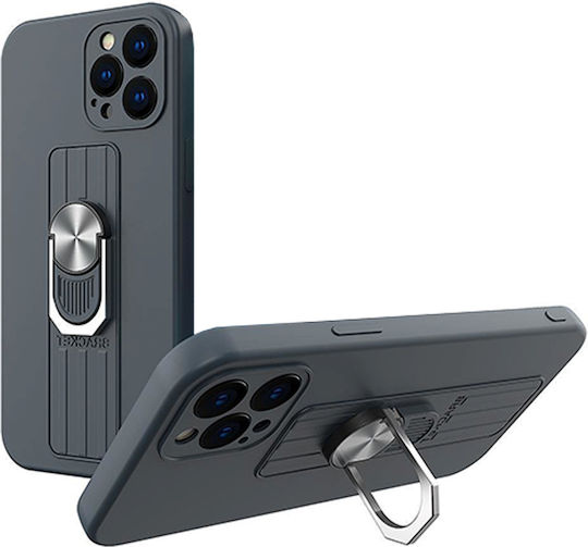 Finger Holder Back Cover Σιλικόνης Μπλε (Redmi Note 11 Pro)