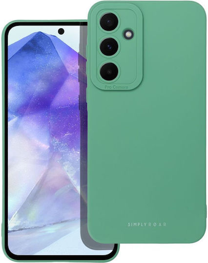 Roar Back Cover Silicone Durable Green (Galaxy A55)