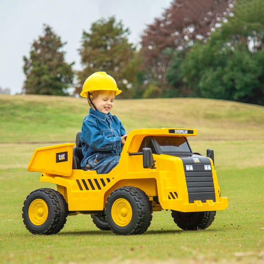 Παιδικό Τρακτέρ Caterpillar Ηλεκτροκίνητο 12 Volt Κίτρινο για 3+ Ετών
