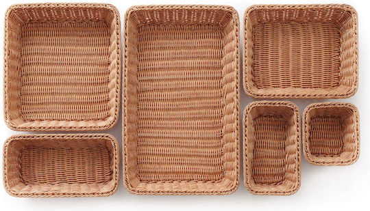 Hendi Coș de pâine Împletit Gri 32.5x26.5x6.5cm