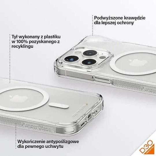 PanzerGlass Hard Back Cover Πλαστικό 0.66mm Διάφανο (iPhone 15 Pro)
