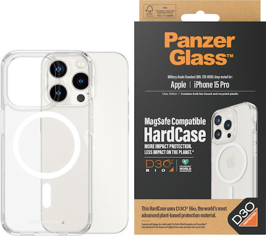 PanzerGlass Hard Back Cover Πλαστικό 0.66mm Διάφανο (iPhone 15 Pro)