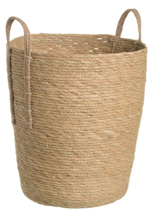 Set of Decorative Baskets Straw 42x42x48cm 3pcs BigBuy