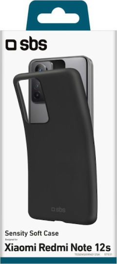 SBS Sensity Soft Back Cover Μαύρο (Redmi Note 12S)