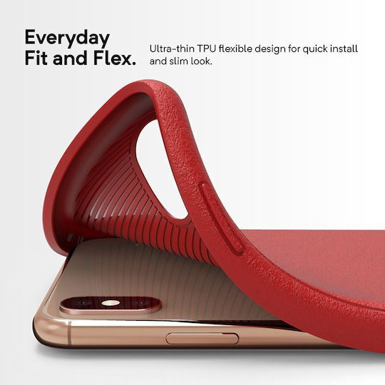 Caseology Vault Back Cover Plastic Red (iPhone XS Max)