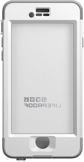 LifeProof Nuud Водоустойчива Задна корица Пластмаса Водоустойчив Бял (iPhone 6/6s Plus)