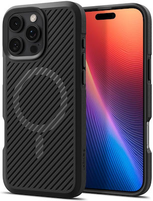 Spigen Core Armor (MagFit) Back Cover Σιλικόνης Ανθεκτικό Matte Black (iPhone 16 Pro)