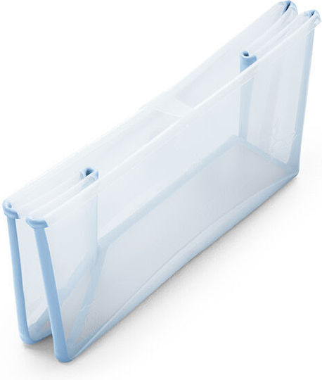 Stokke Cadă pliabilă pentru bebeluși Flexi Bath cu termometru Albastru