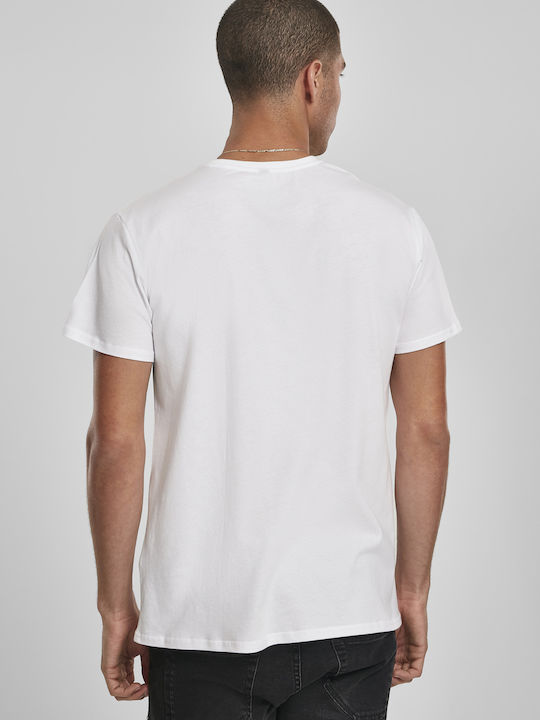 Merchcode Logo White T-shirt Schwarz Baumwolle MC466-00220