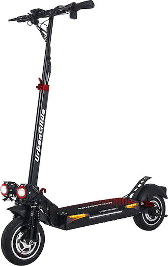 UrbanGlide E-Cross Pro Boost 2 Trotinetă Electrică cu Viteză Maximă 25km/h și Autonomie Maximă 50km în Culoare Neagră