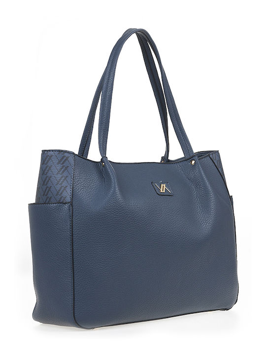 Verde Damen Tasche Schulter Blau