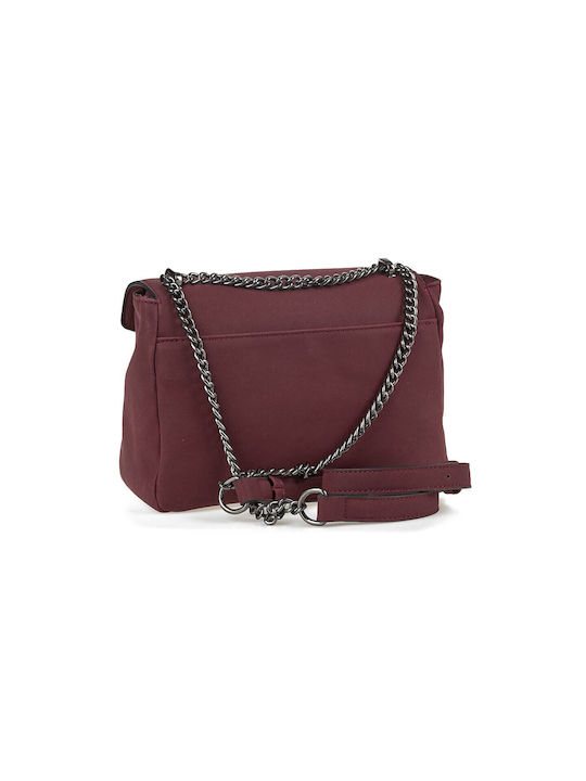 Verde Damen Tasche Schulter Burgundisch