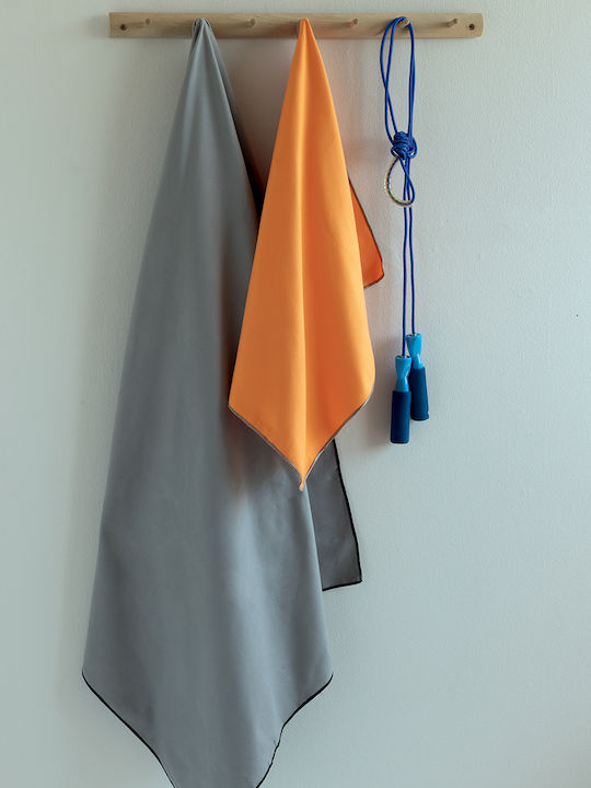 Palamaiki Active Microfiber Gray Gym Towel 90x160cm