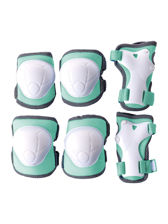 Y Volution Children's Protective Gear Set for Rollers Green