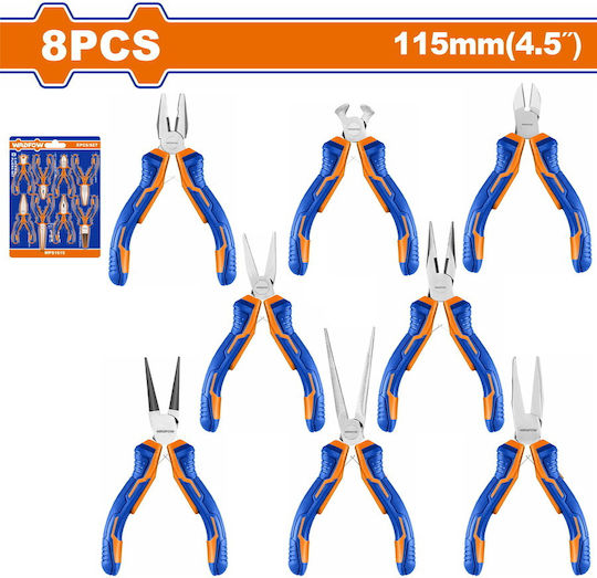 Wadfow Pliers set Length 114.3mm 8pcs