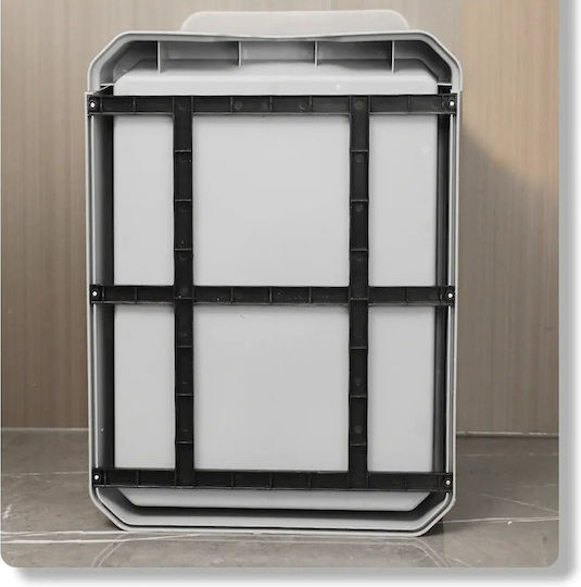 Cat Toilet Closed with Sieve Gray L38 x W50 x H39cm