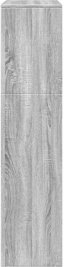 Bibliothek Grau 123x29x123cm