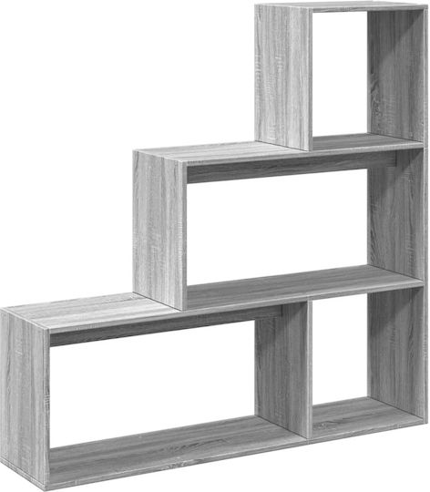 Bibliothek Grau 123x29x123cm