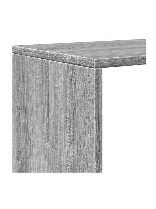 Βιβλιοθήκη Γκρι 123x29x123εκ.
