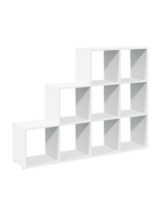 Bibliotecă Albă 137.5x29x103.5 cm