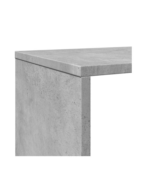 Bibliotecă Gri Beton 102x29x143 cm