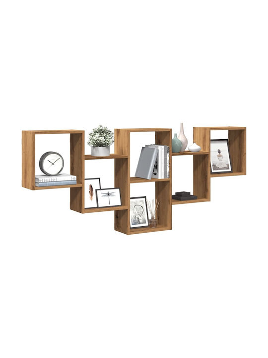 Shelf Wall Artisan Oak 159x18x66cm