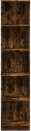 Βιβλιοθήκη Καπνιστή Δρυς 40x24x176εκ.