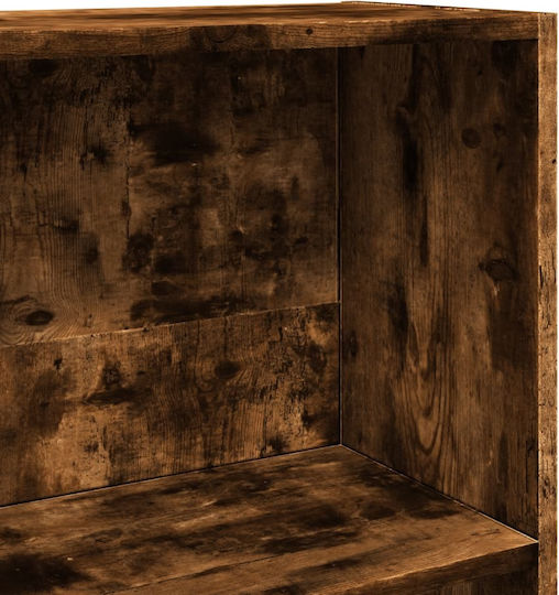 Βιβλιοθήκη Καπνιστή Δρυς 40x24x176εκ.