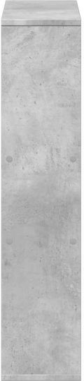 Bibliothek Grau Beton 63x20x90cm