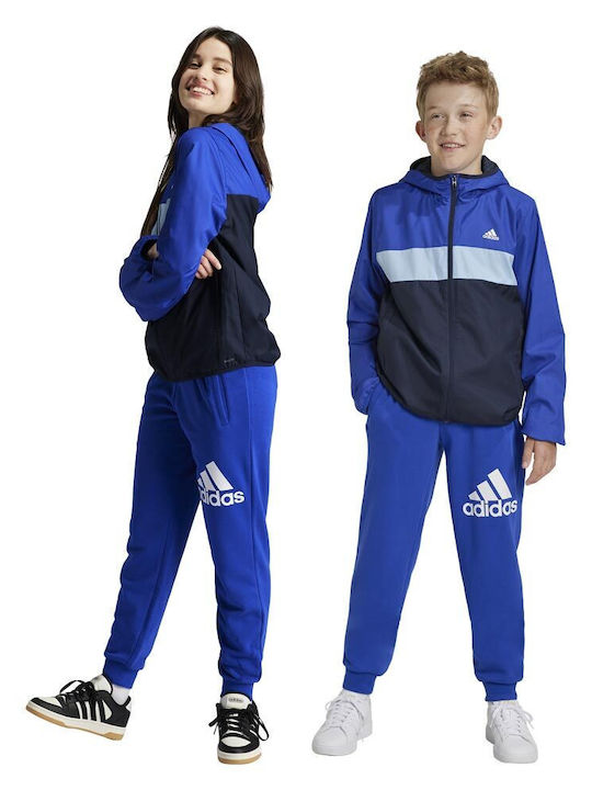 Adidas Kids Sweatpants Blue Essentials Big Logo