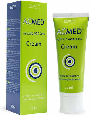 Boderm Acmed Azelaic Acid 20% Acne & Restoring 24h Day/Night Cream Suitable for Oily Skin 75ml