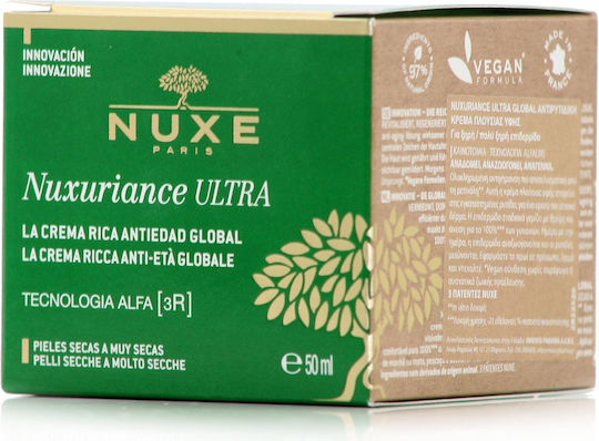 Nuxe Nuxuriance Ultra Rich Κρέμα Προσώπου Ημέρας για Αντιγήρανση, Σύσφιξη & Ανάπλαση με Υαλουρονικό Οξύ 50ml