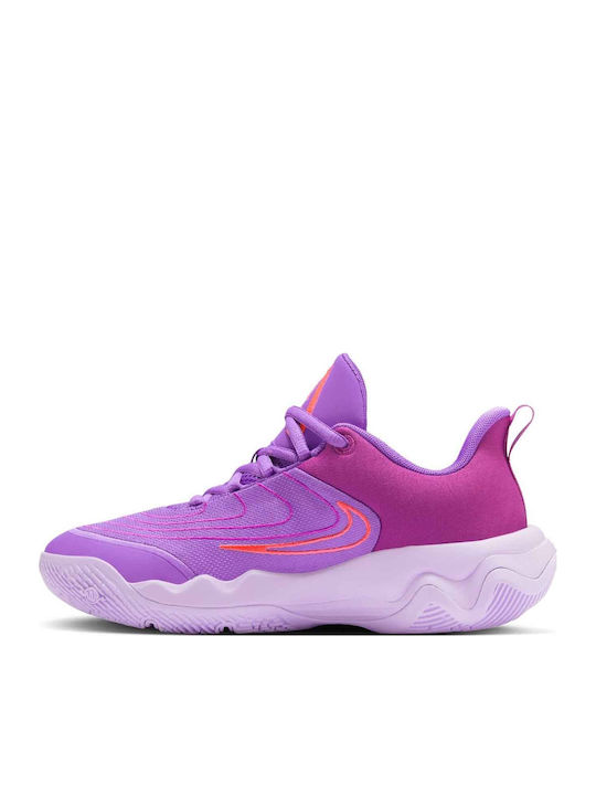 Giannis Immortality 4 Kids Sports Shoes Basketball with Laces Purple