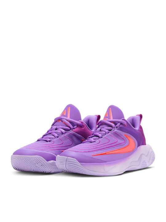 Giannis Immortality 4 Kids Sports Shoes Basketball with Laces Purple
