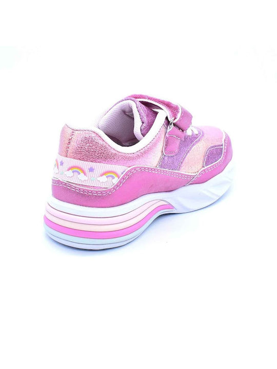 Disney Kids Sneakers with Lights Pink