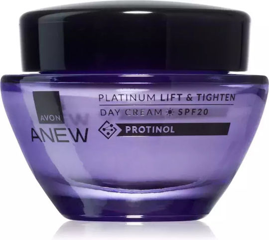 Avon Anew Platinum Cremă de Față de Zi cu SPF25 pentru Anti-îmbătrânire, Tonifiere și Reconstrucție 50ml
